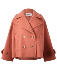 Chloé - Ma96 Pea Coat - Lyst