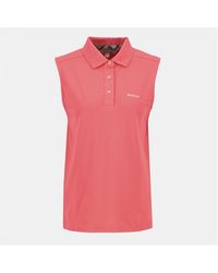 Barbour - Bowford Sleeveless Polo Shirt - Lyst