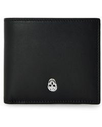 McQueen - Structured Billfold Wallet - Lyst