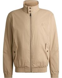 BOSS - H-Coiner 01 Harrington Jacket - Lyst