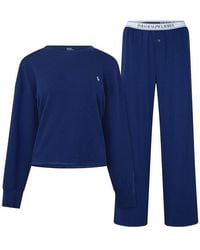 Polo Ralph Lauren - Crew-Neck Long Sleeve Pyjama Set - Lyst