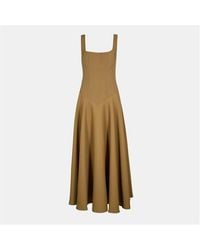 Odd Muse - The Ultimate Muse Low Waist Square Neck Midi Dress - Lyst