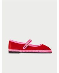 Flabelus - Aurelie Velvet Mary Jane - Lyst