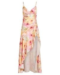 Bardot - Sorella Gingham V-Neck Strappy Maxi Dress - Lyst