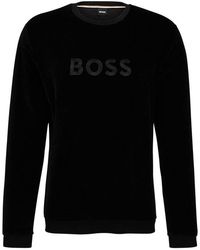 BOSS - Velour Sweatshirt 10169063 04 - Lyst