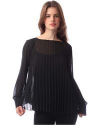 BOSS - Ipuna Long Sleeve Blouse - Lyst
