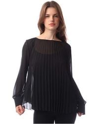 BOSS - Ipuna Long Sleeve Blouse - Lyst