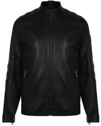 BOSS Jagson Biker Jacket - Black