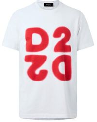 DSquared² - Dsq D2 Logo Tee Sn64 - Lyst
