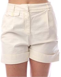 BOSS - Tasandriad High-Waisted Relaxed Fit Denim Shorts - Lyst