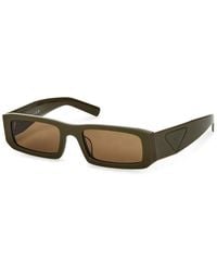 Prada - 0Pr D09Sd Rectangle Sunglasses - Lyst
