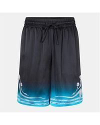 CASABLANCA - Blades Silk Relaxed Fit Woven Tracksuit Shorts - Lyst