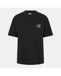 C.P. Company - Double Logo Tee - Lyst