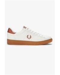 Fred Perry - Spencer Leather Trainers - Lyst
