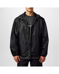 Givenchy - 4G Monogram Wind Resistant Hooded Long Sleeve Windbreaker - Lyst