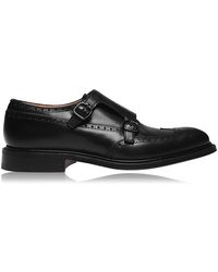 Church's Churchs Warrington Temple Monk Brogues - Black