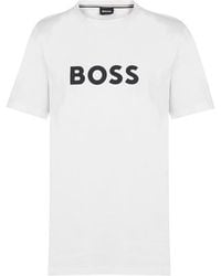 BOSS - Logo Print T-shirt - Lyst
