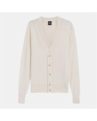 BOSS - Double Breasted Jelso Relaxed-Fit Cardigan - Lyst