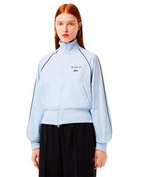 Lacoste - Cropped Zip Jacket - Lyst