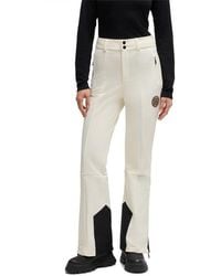 BOSS - Stretch Straight Leg Trousers - Lyst