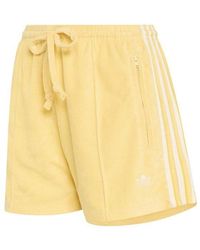 adidas Originals - Terry Towel Firebird Shorts - Lyst