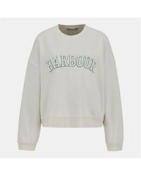 Barbour - Silverdale Crew-Neck Relaxed Fit Sweatshirt - Lyst