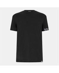 DSquared² - Dsq Band Logo Slim Fit T-Shirt - Lyst