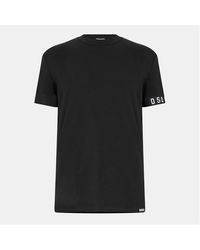 DSquared² - Dsq Band Logo Slim Fit T-Shirt - Lyst