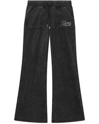 Guess - Vel Trackflare Velour Tracksuits - Lyst