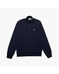 Lacoste - Full Zip Funnel Sweatshirt - Lyst
