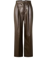 Bottega Veneta - Bv Leather Trousers Ld63 - Lyst