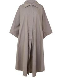 Magda Butrym - Lapel Three-Quarter Sleeve Long Trench Coat - Lyst