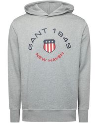 GANT - Graph Sweat Hoody - Lyst