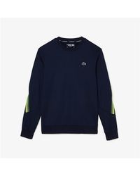 Lacoste - Tennis Classic Fit Logo Stripe Sweatshirt - Lyst