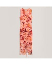 Ted Baker - Garden Print Sleeveless Mesh Bodycon Dress - Lyst