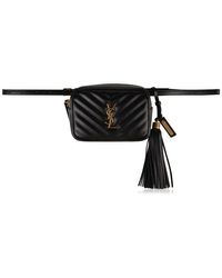 Saint Laurent Lou Belt Bag - Black