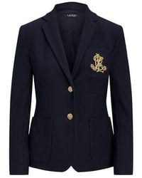 Ralph Lauren - Anfisa Cotton Long Sleeve Blazer - Lyst