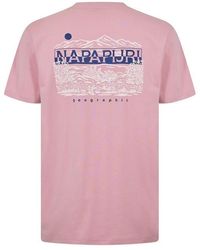 Napapijri - Graphic T-shirt - Lyst