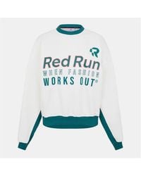 Red Run - Crew Neck Sweater - Lyst