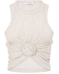 Magda Butrym - Top 01 Short Sleeve Plain Shirt - Lyst