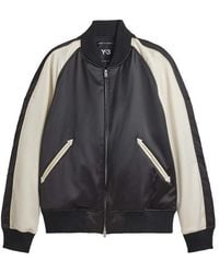 Y-3 - Liquid Logo Satin Souvenir Jacket - Lyst
