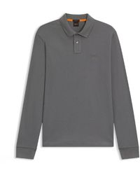 BOSS - Passerby Slim Fit Long Sleeve Polo Shirt - Lyst