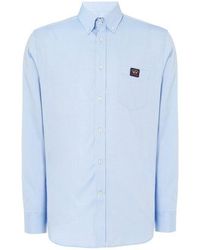 Paul & Shark Button Down Long Sleeve Shirt - Blue