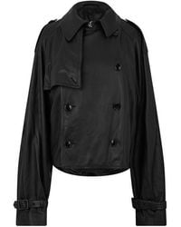 Vetements - Double-Breasted Long Sleeve Hip Length Trench Coat - Lyst