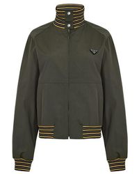 Prada - Poplin Turtleneck Jacket - Lyst