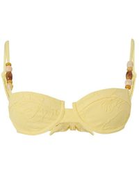 Devon Windsor - Poppy Beaded Bikini Top - Lyst