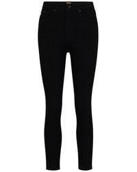 BOSS - Stretch Micro Dot Jeans - Lyst