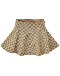 Gucci - Cnvs Skirt Ld63 - Lyst