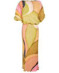 Never Fully Dressed - Tilly Plisse Maxi Dress - Lyst