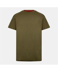 HUGO - Sporty Tape T Shirt - Lyst